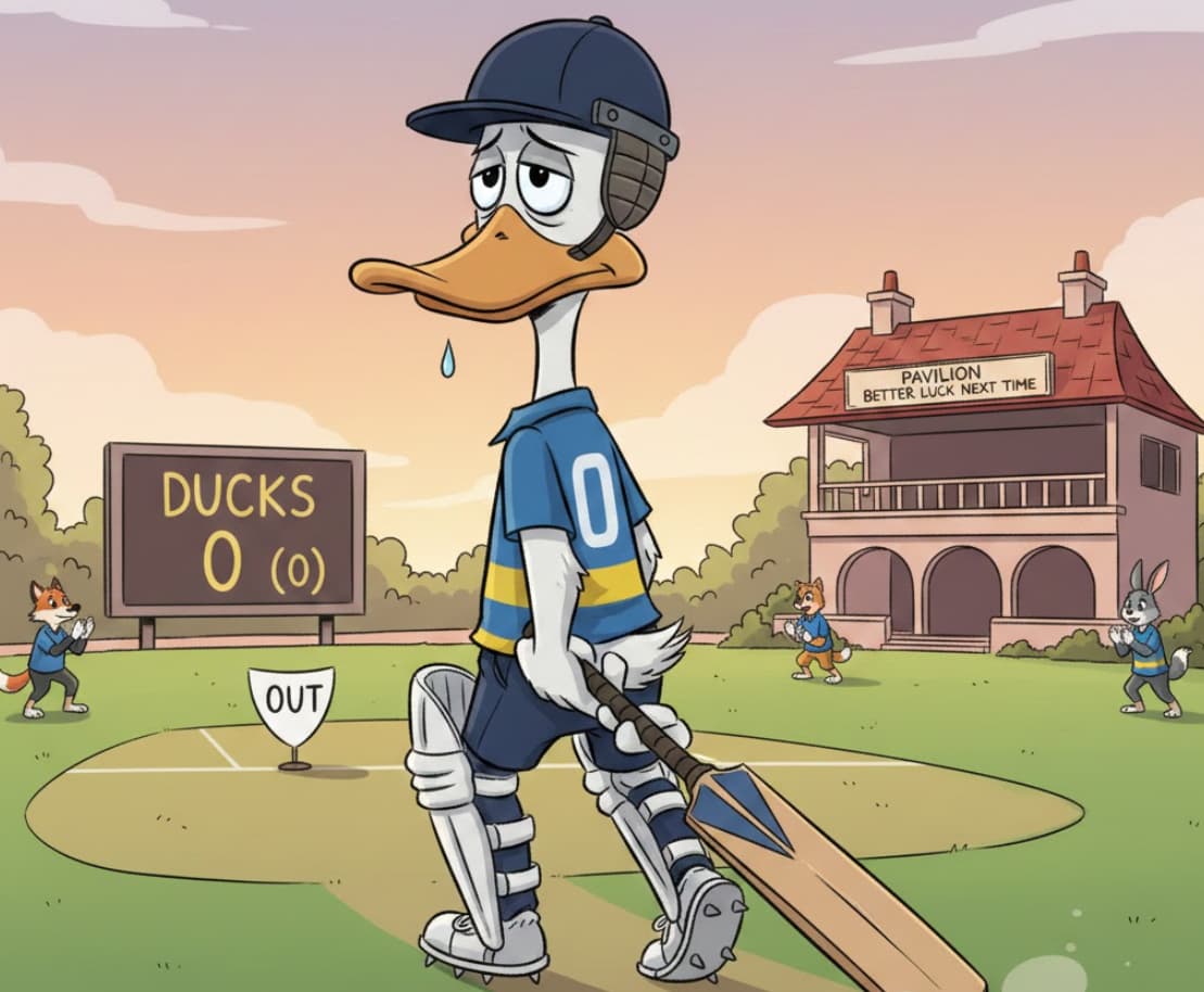 Types of Ducks in Cricket